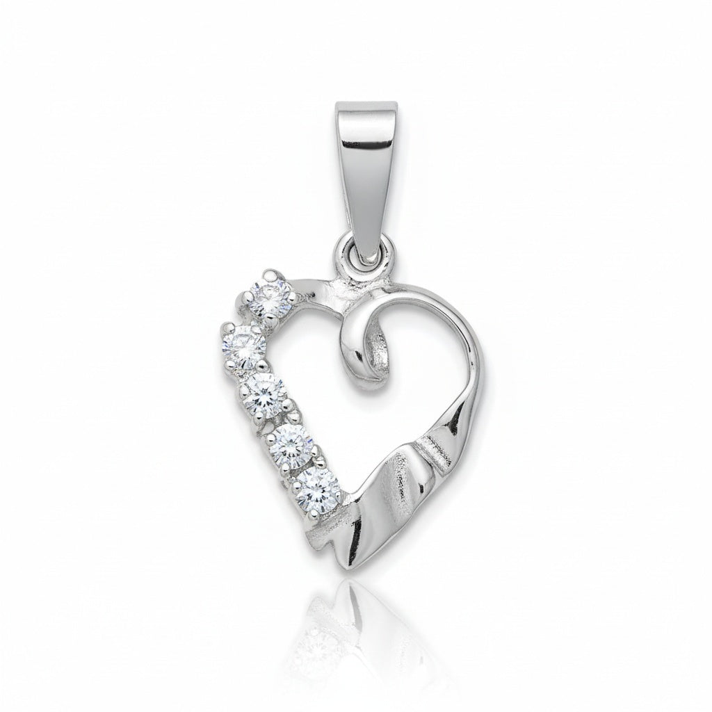 COLGANTE ORO BLANCO 18KL DIAMANTES