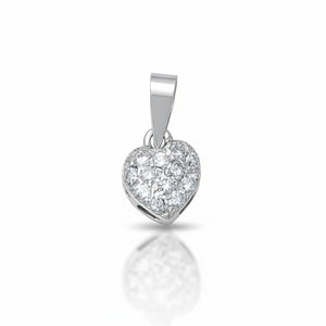 COLGANTE ORO BLANCO 18KL DIAMANTES