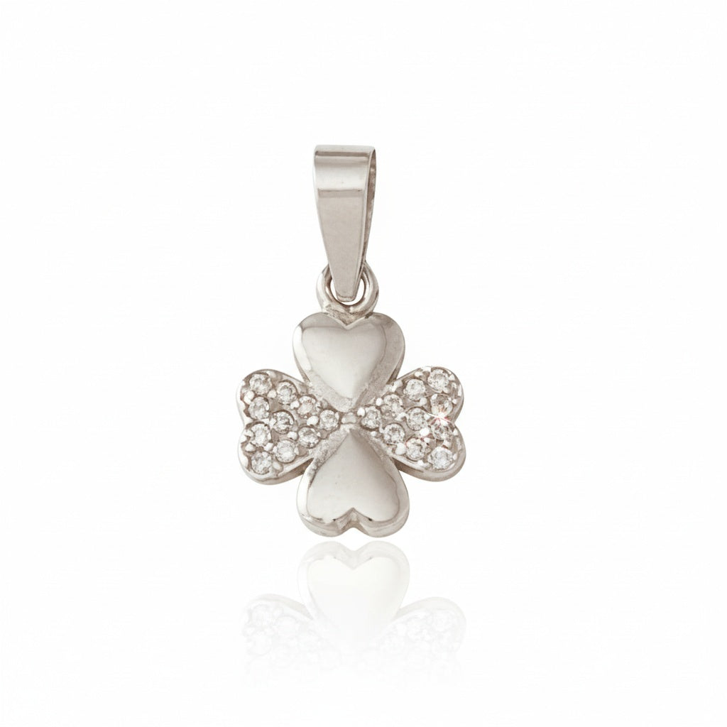 COLGANTE ORO BLANCO 18KL DIAMANTES