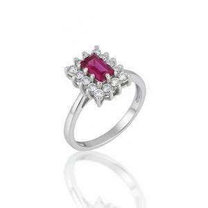 SORTIJA ORO BLANCO 18KL DIAMANTES