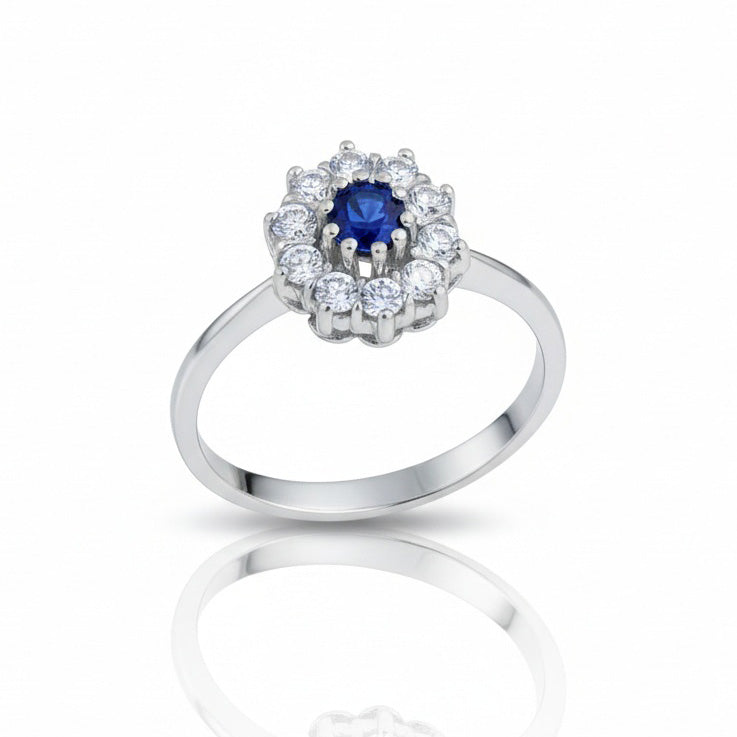 SORTIJA ORO BLANCO 18KL DIAMANTES