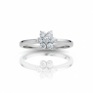 SORTIJA ORO BLANCO 18KL DIAMANTES