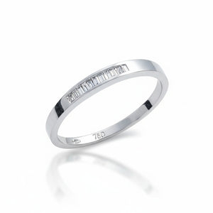 SORTIJA ORO BLANCO 18KL DIAMANTES - STOCK