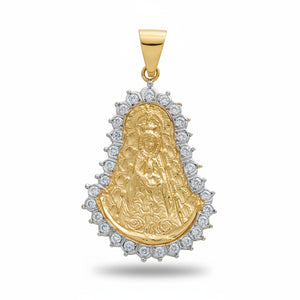 MEDALLA ORO 18KL V. DEL ROCIO 31X45MM