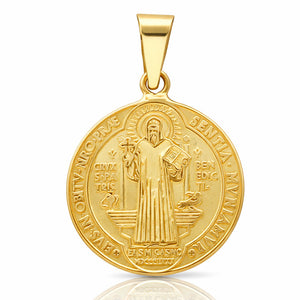 MEDALLA ORO 18KL SAN BENITO - 17MM