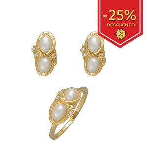 PENDIENTES ORO 18KL PERLA