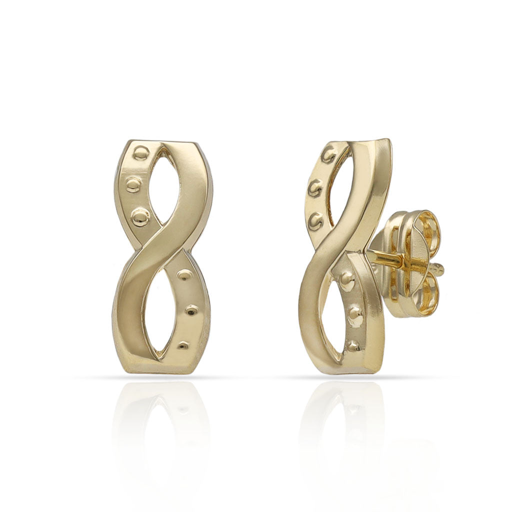PENDIENTES ORO 18KL INFINITOS