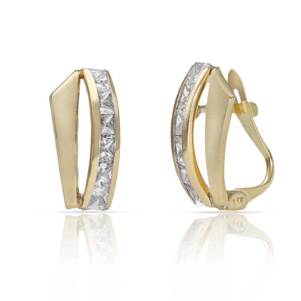 PENDIENTES ORO 18KL CIRCONITAS