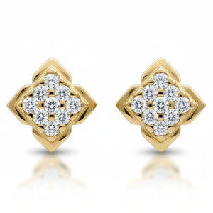 PENDIENTES ORO 18KL CIRCONITAS