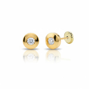 PENDIENTES ORO 18KL - 5MM