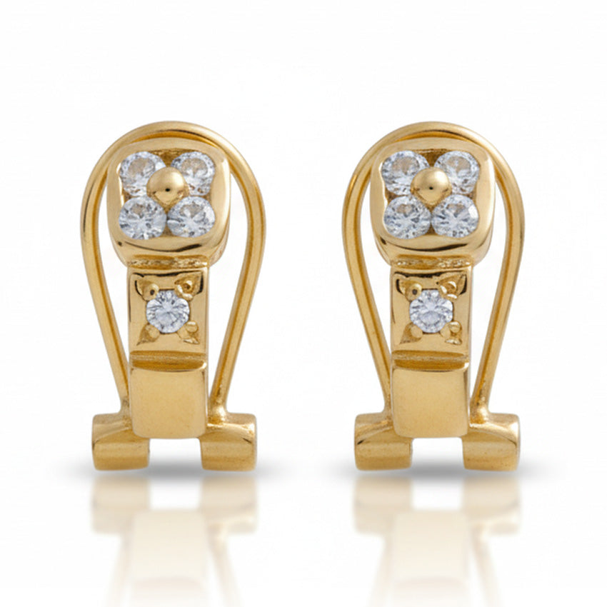 PENDIENTES ORO 18KL CIRCONITAS