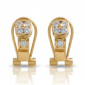 PENDIENTES ORO 18KL CIRCONITAS