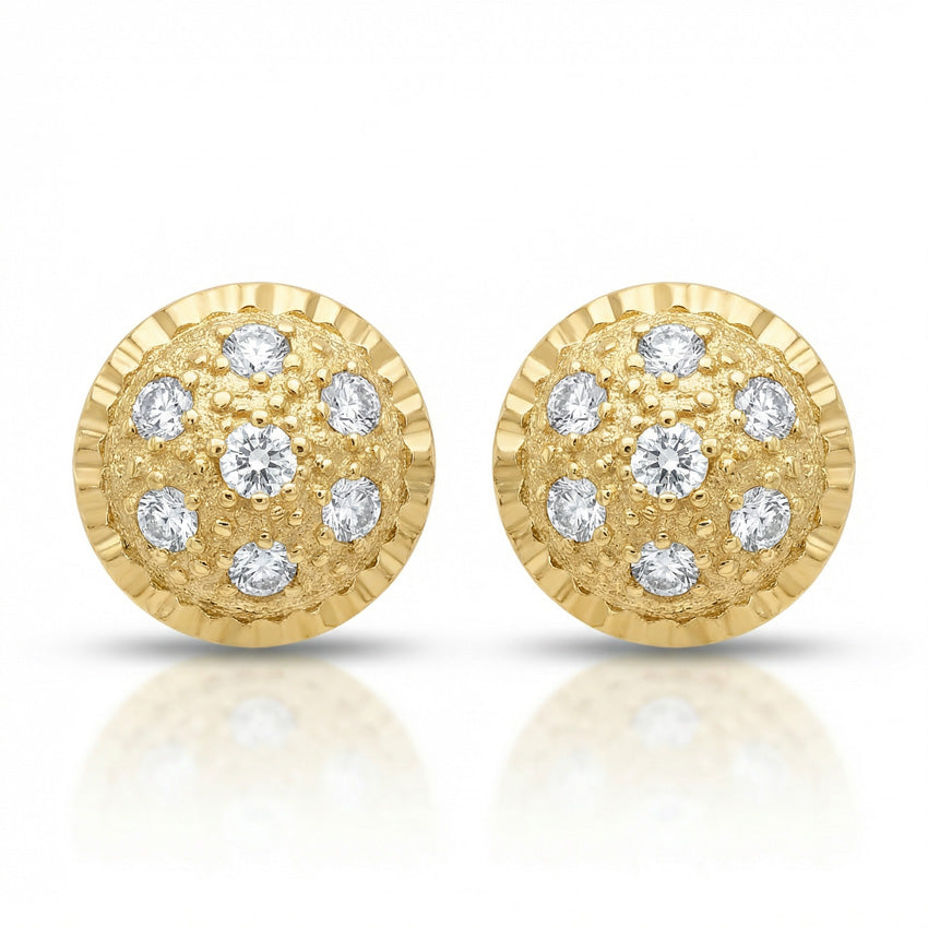 PENDIENTES ORO 18KL CIRCONITAS