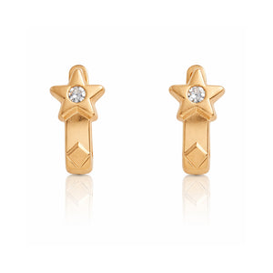 PENDIENTES ORO 18KL CIRCONITAS ESTRELLA