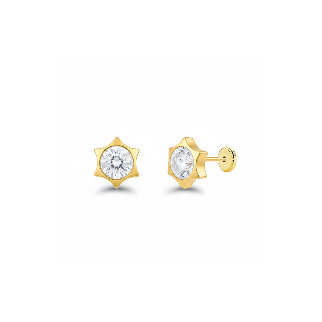 PENDIENTES ORO 18KL ESTRELLAS