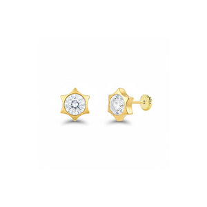 PENDIENTES ORO 18KL ESTRELLAS