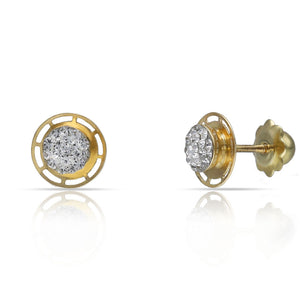 PENDIENTES ORO 18KL CIRCONITAS