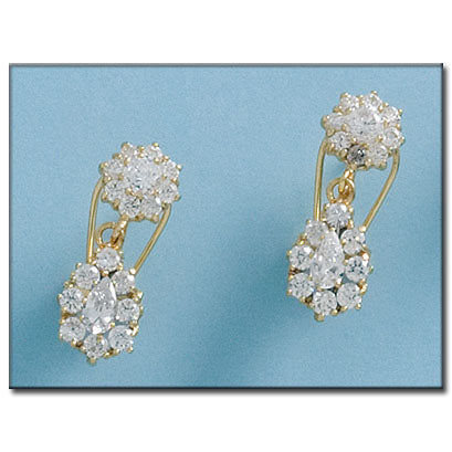 PENDIENTES ORO 18KL CIRCONITAS