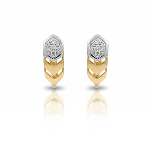 PENDIENTES ORO 18KL CIRCONITAS