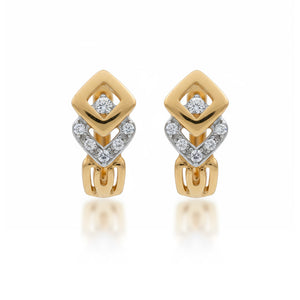 PENDIENTES ORO 18KL CIRCONITAS