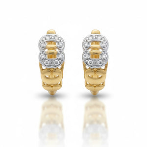 PENDIENTES ORO 18KL CIRCONITAS