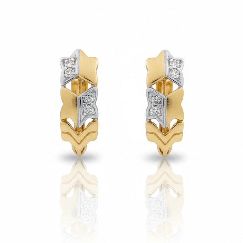 PENDIENTES ORO 18KL CIRCONITAS