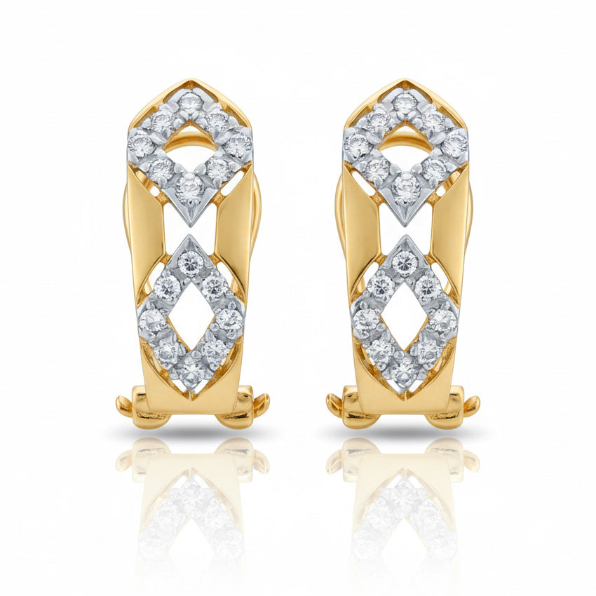 PENDIENTES ORO 18KL CIRCONITAS
