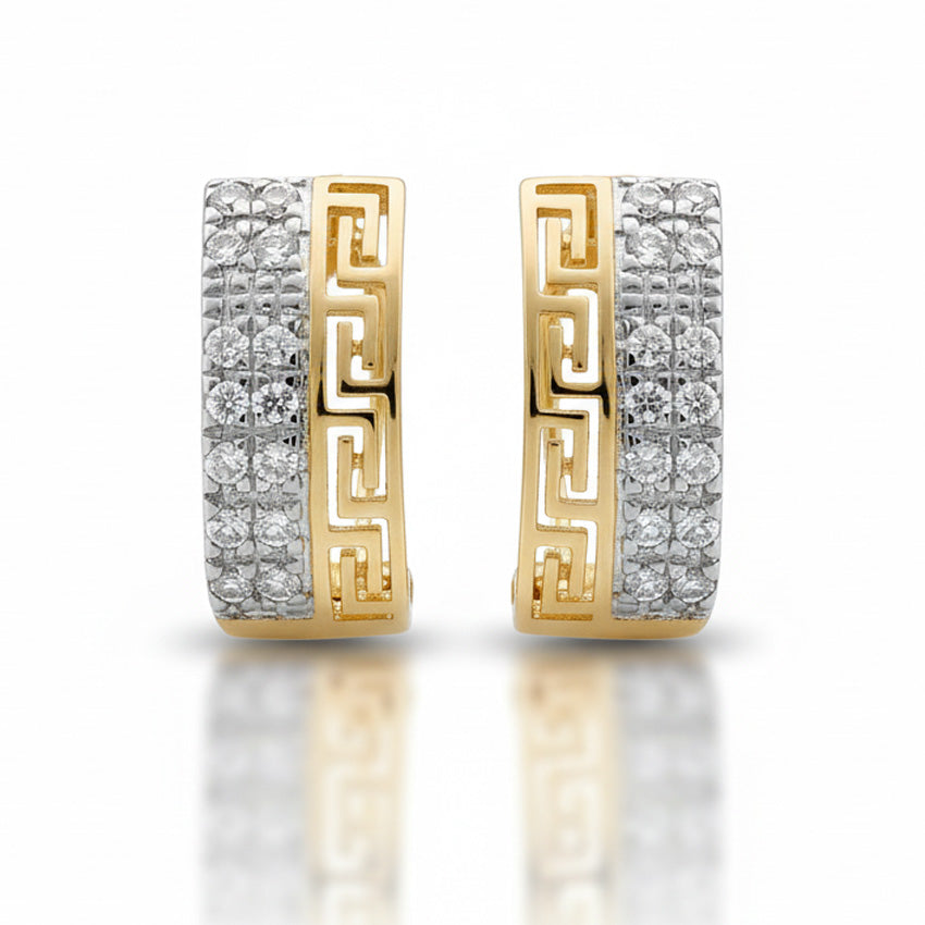PENDIENTES ORO 18KL CIRCONITAS