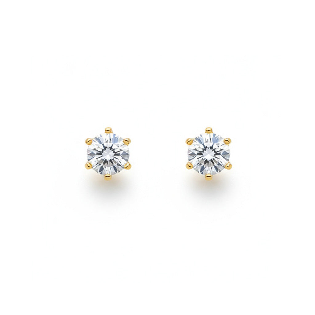 PENDIENTES ORO 18KL CIRCONITAS