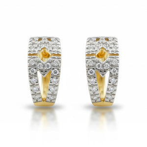 PENDIENTES ORO 18KL CIRCONITAS