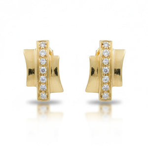 PENDIENTES ORO 18KL CIRCONITAS