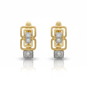 PENDIENTES ORO 18KL CIRCONITAS