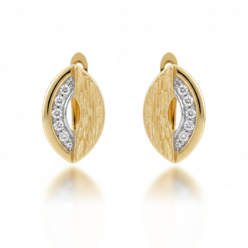 PENDIENTES ORO 18KL CIRCONITAS