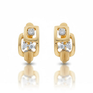 PENDIENTES ORO 18KL CIRCONITAS