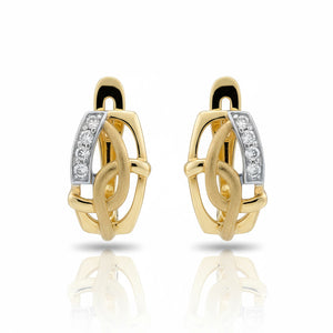 PENDIENTES ORO 18KL CIRCONITAS