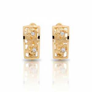 PENDIENTES ORO 18KL CIRCONITAS