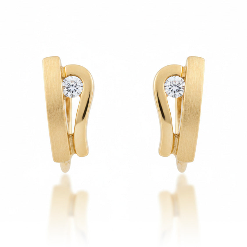 PENDIENTES ORO 18KL CIRCONITAS