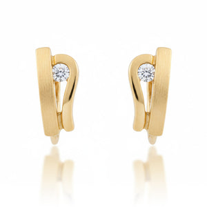 PENDIENTES ORO 18KL CIRCONITAS