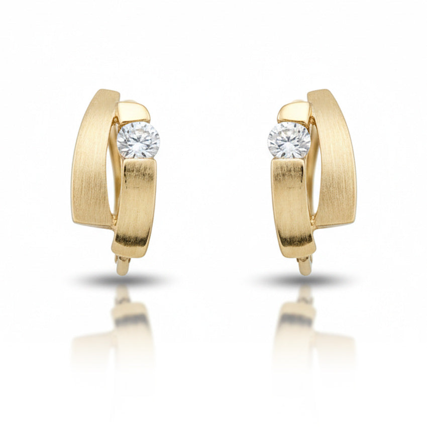 PENDIENTES ORO 18KL CIRCONITAS