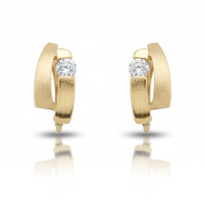 PENDIENTES ORO 18KL CIRCONITAS