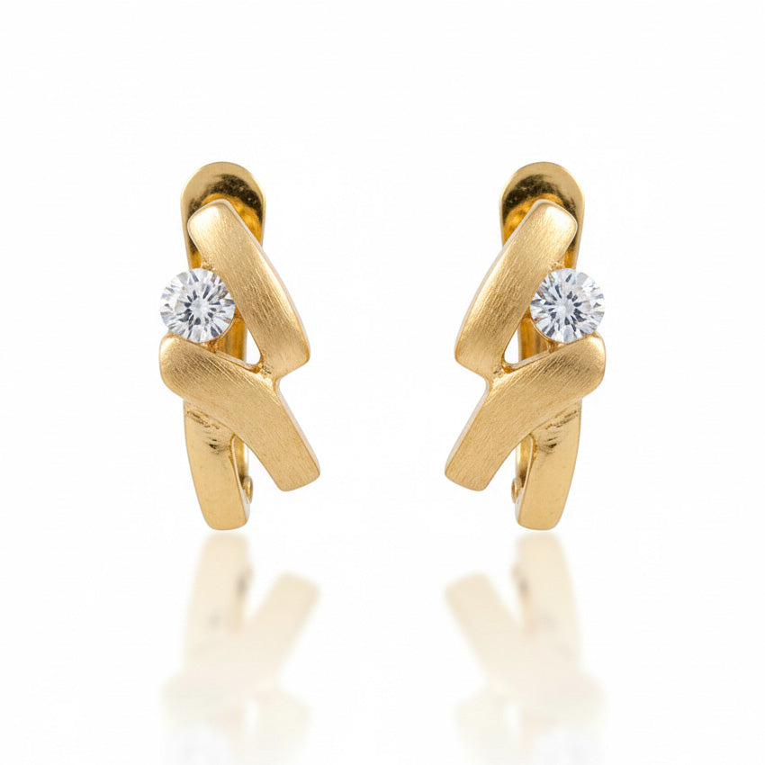 PENDIENTES ORO 18KL CIRCONITAS