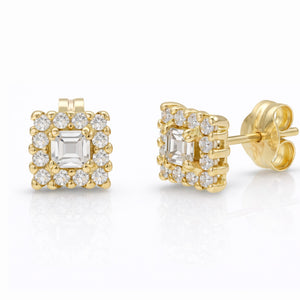 PENDIENTES ORO 18KL CIRCONITAS
