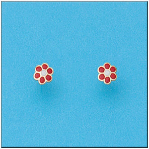 PENDIENTES ORO 18KL FLOR