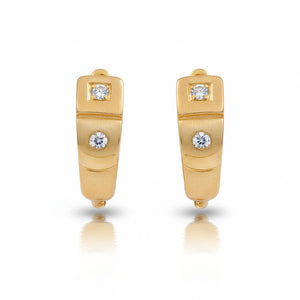 PENDIENTES ORO 18KL CIRCONITAS