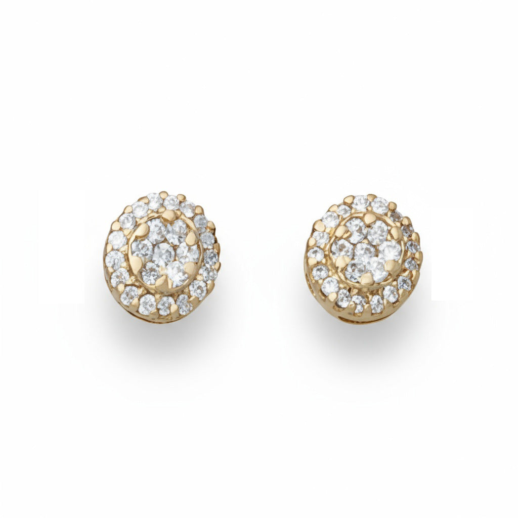 PENDIENTES ORO 18KL REDONDOS 8MM