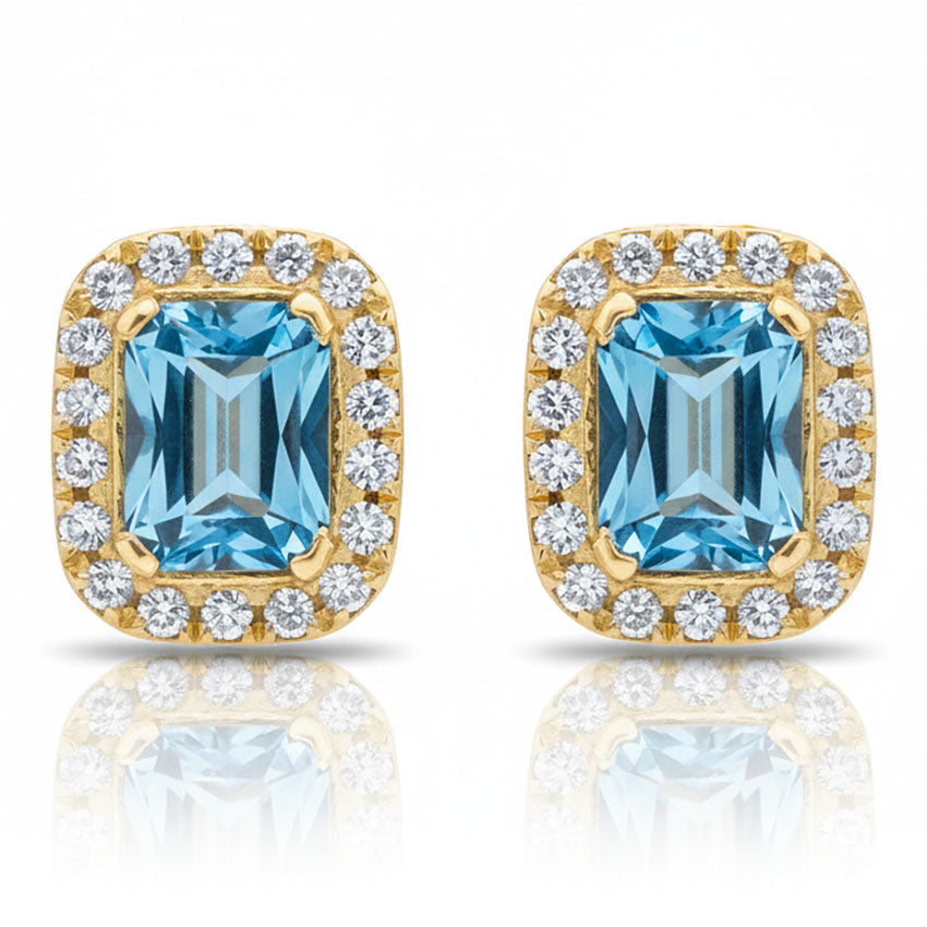 PENDIENTES ORO 18KL CIRCONITAS