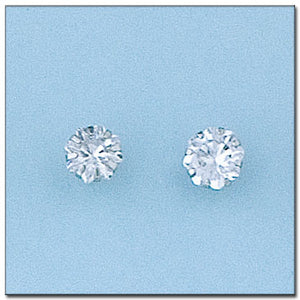 PENDIENTES ORO BLANCO 18KL