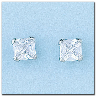 PENDIENTES ORO BLANCO 18KL