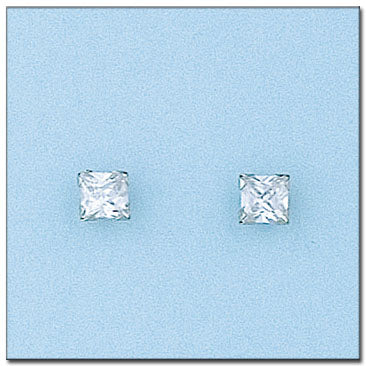 PENDIENTES ORO BLANCO DE 18KL