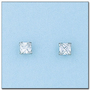 PENDIENTES ORO BLANCO DE 18KL